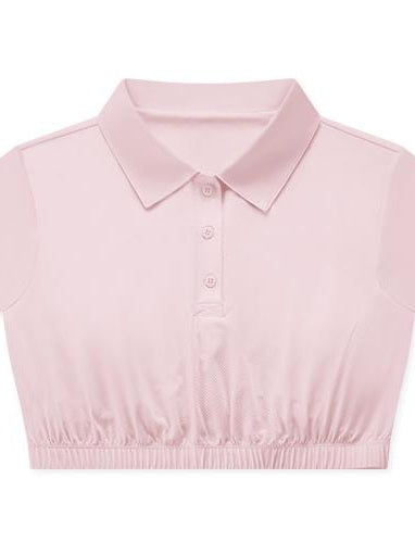 قميص بولو مع وسادة صدر