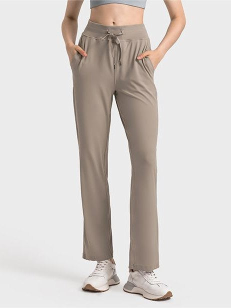 بنطلون يوغا عالي الخصر