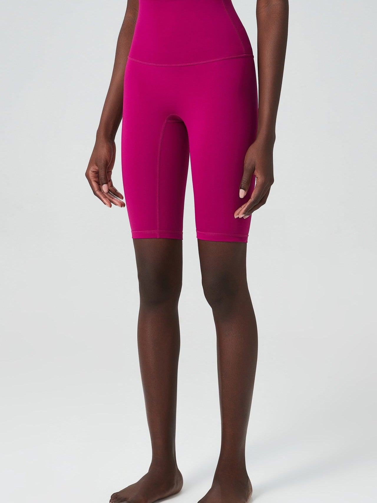 Hochgeschnittene Yogahosen