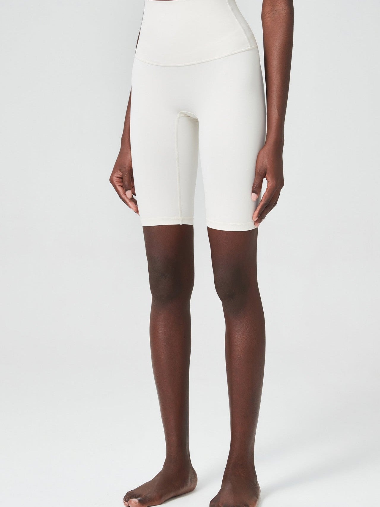 Hochgeschnittene Yogahosen