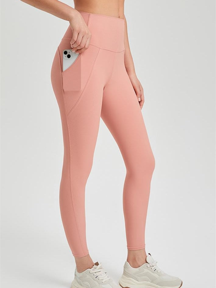 Yoga-Leggings mit hohem Bund