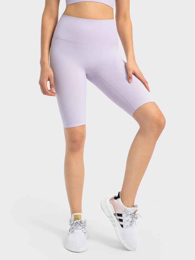 Yoga-Shorts mit hohem Bund