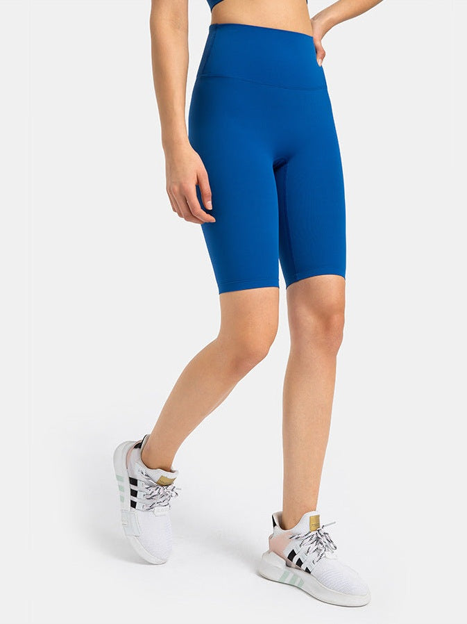 Yoga-Shorts mit hohem Bund