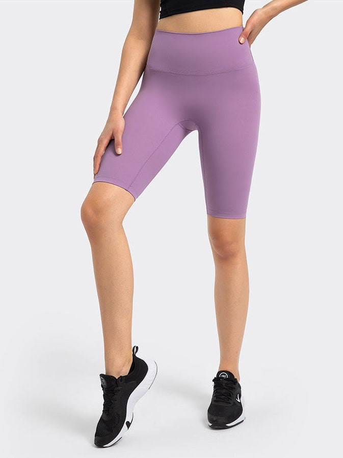Yoga-Shorts mit hohem Bund