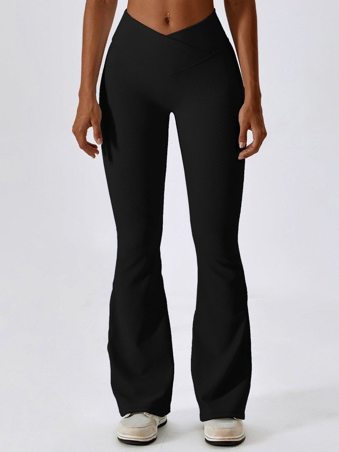High-Waist Yoga Bell-Bottom Pants