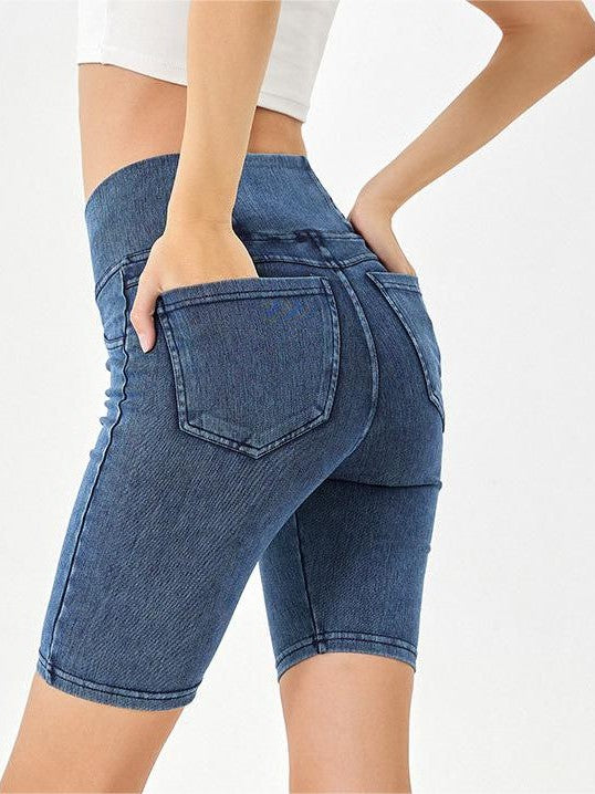 Cross High Waist Shorts