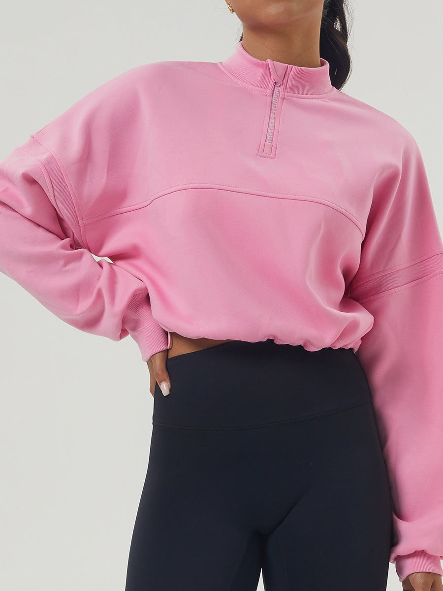 Sporty Half Zip Jacket