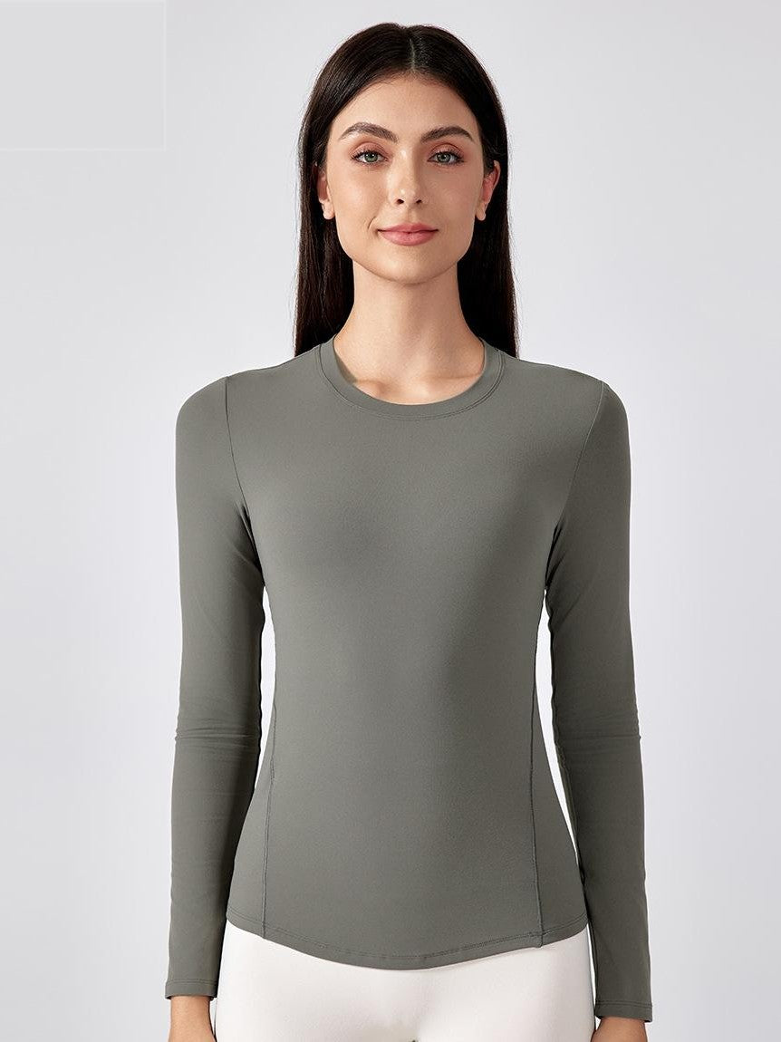 Long Sleeve Slim Fit Yoga Top