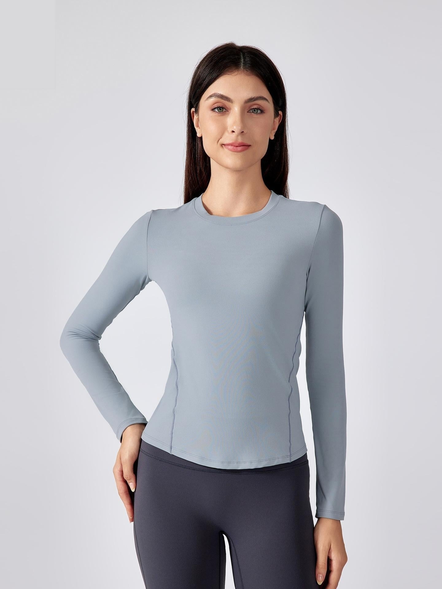 Long Sleeve Slim Fit Yoga Top