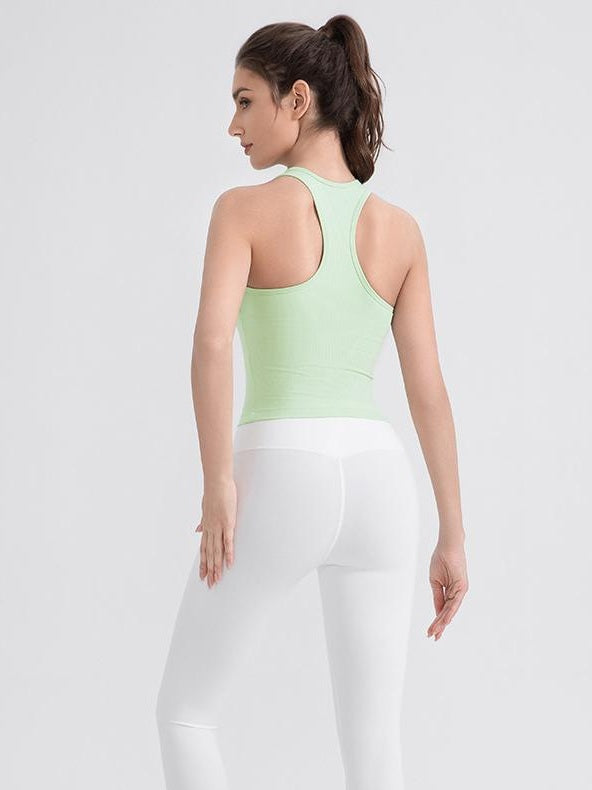Yoga Tank with Chest Pad