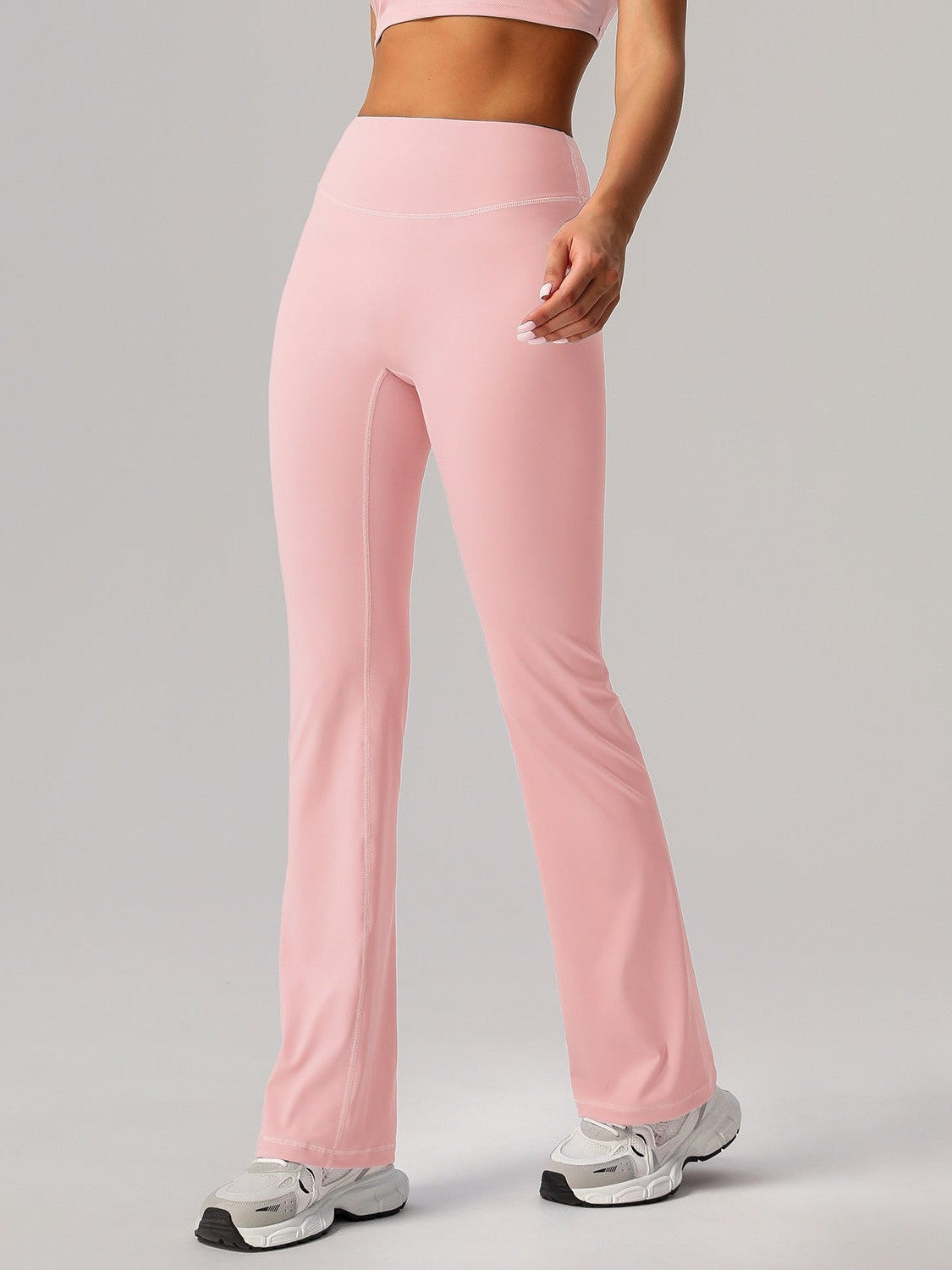 Yoga High-Waist Wide-Leg Pants