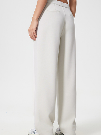 Athleisure Wide-Leg Pants