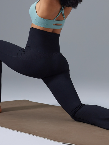 Yogahosen mit hohem Bund