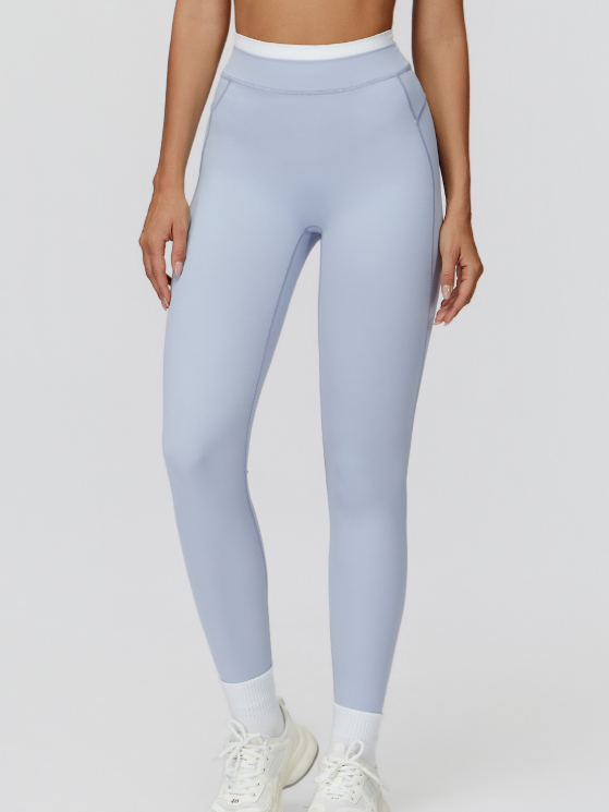 High Rise Patchwork Leggings