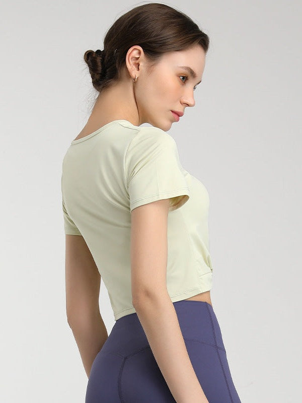 تي شيرت قصير سريع الجفاف