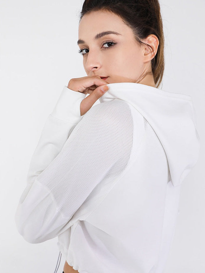 Sportjacke mit Kapuze