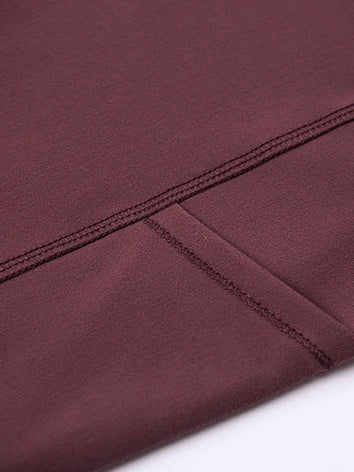 Patchwork-Yogahose mit hohem Bund