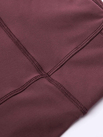 Patchwork-Yogahose mit hohem Bund