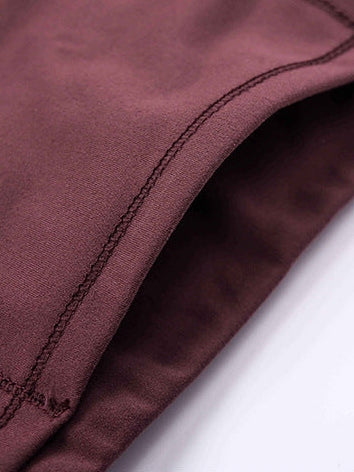 Patchwork-Yogahose mit hohem Bund