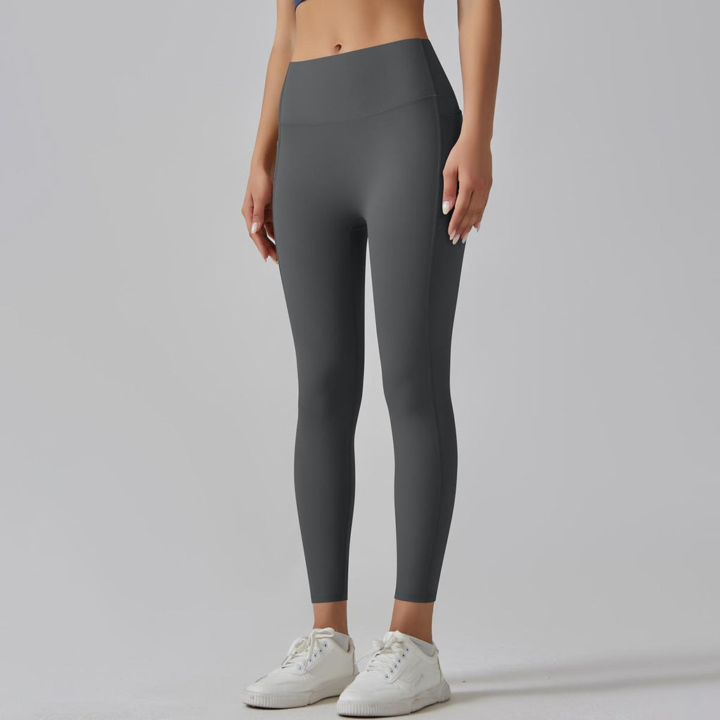 بنطال ضيق قصير بخصر مرتفع