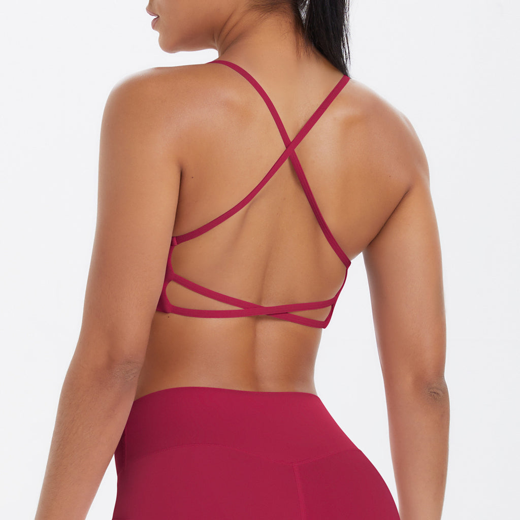 Crossback Push-Up Sports Bra