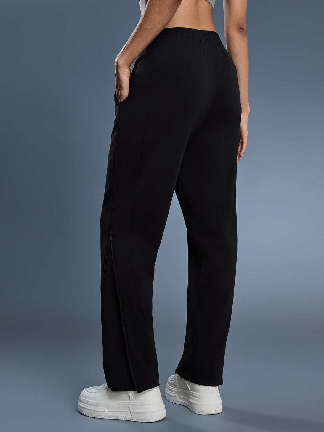 Two-Way Zip Sports Pants