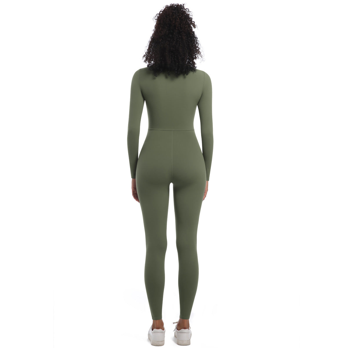 Zippered Yoga Jumpsuit