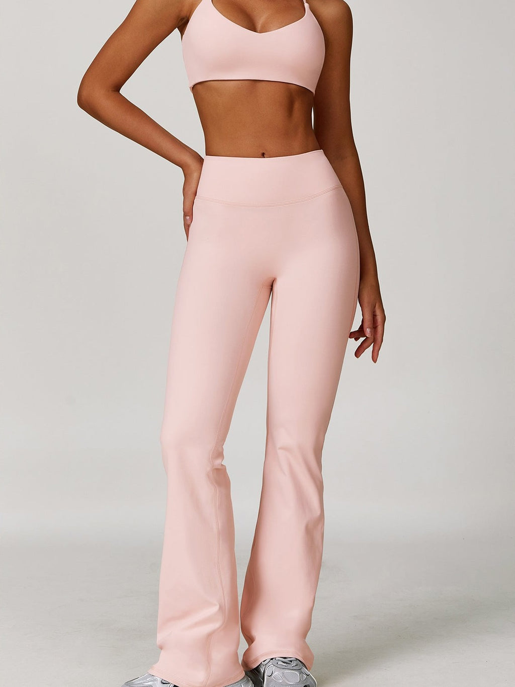 Yogahosen mit hohem Bund