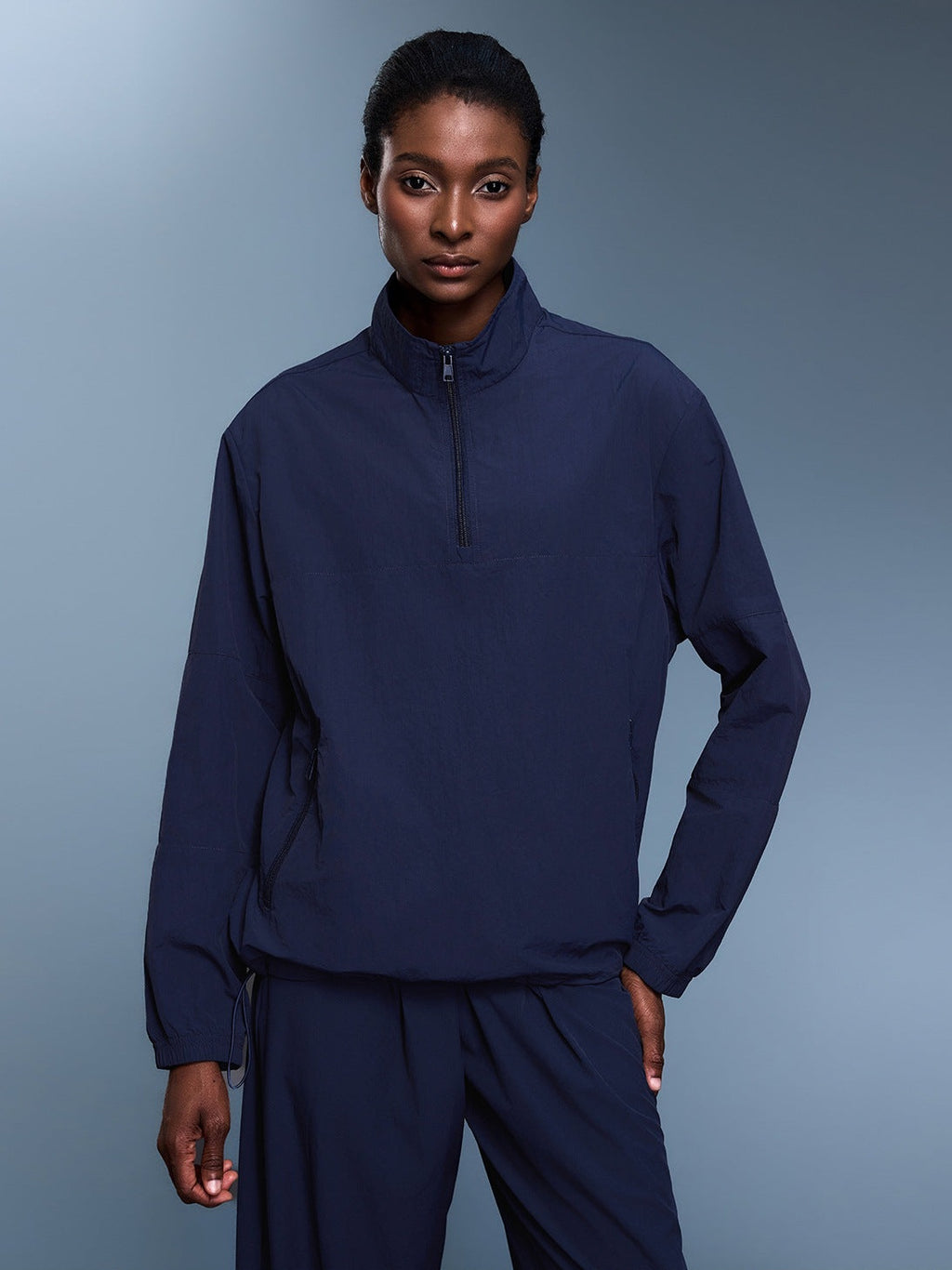 Half-Zip Windproof Jacket