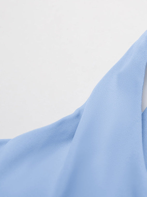 Asymmetric One-Shoulder Sports Bra