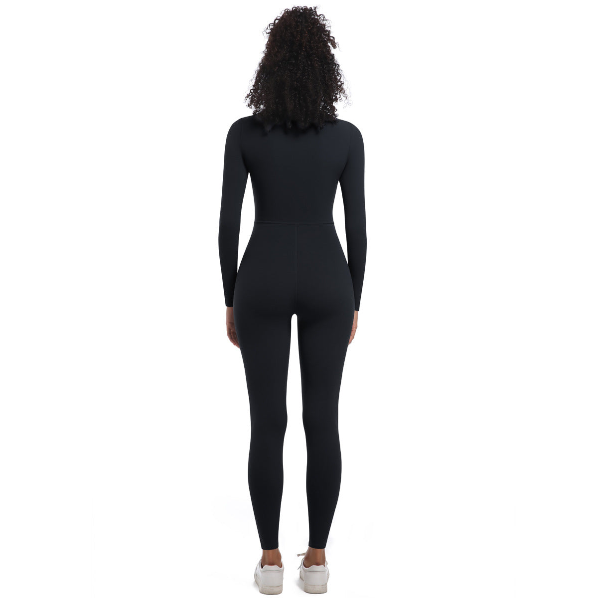 Zippered Yoga Jumpsuit