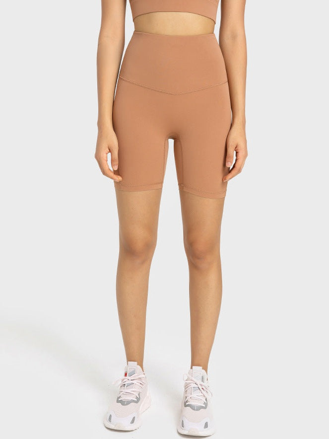 شورت يوغا عالي الخصر