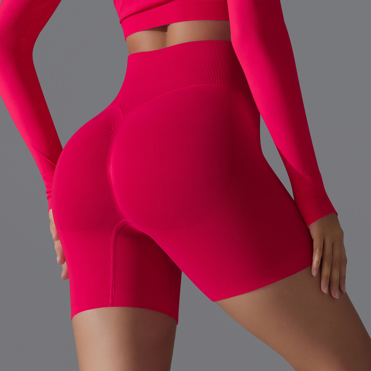 شورت رفع الورك عالي الخصر