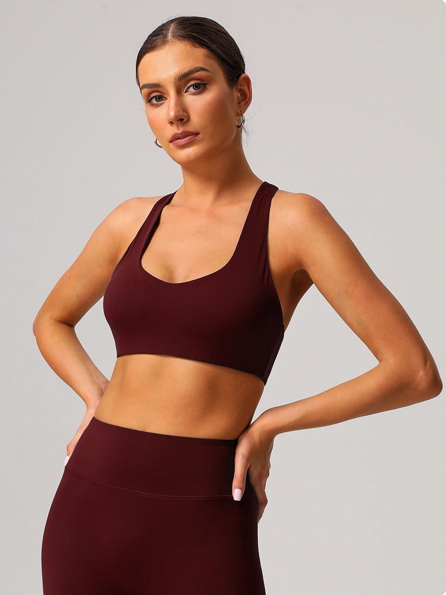 Sport-BH mit H-förmigem Racerback