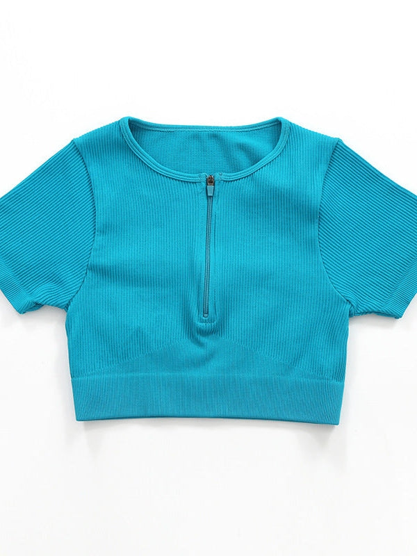 Green Nude Feel Yoga Shorts]]