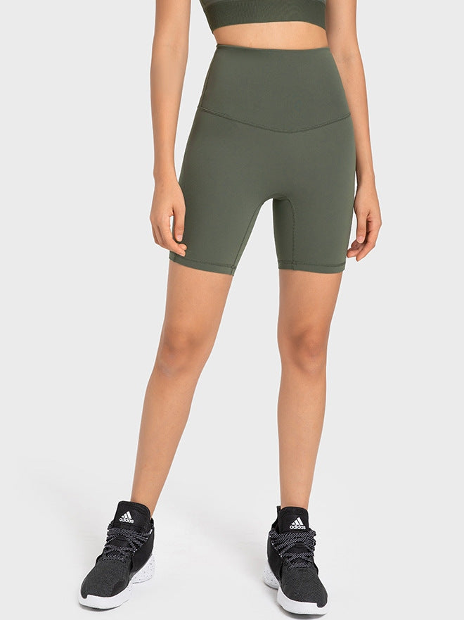 شورت يوغا عالي الخصر