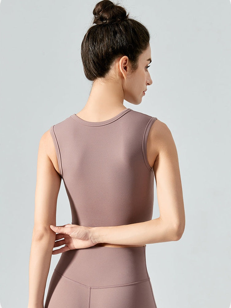 Sports Bra Square Collar