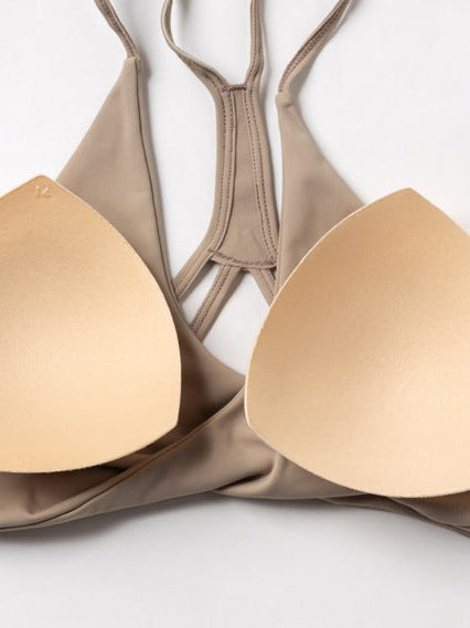 Cutout Racerback Sports Bra