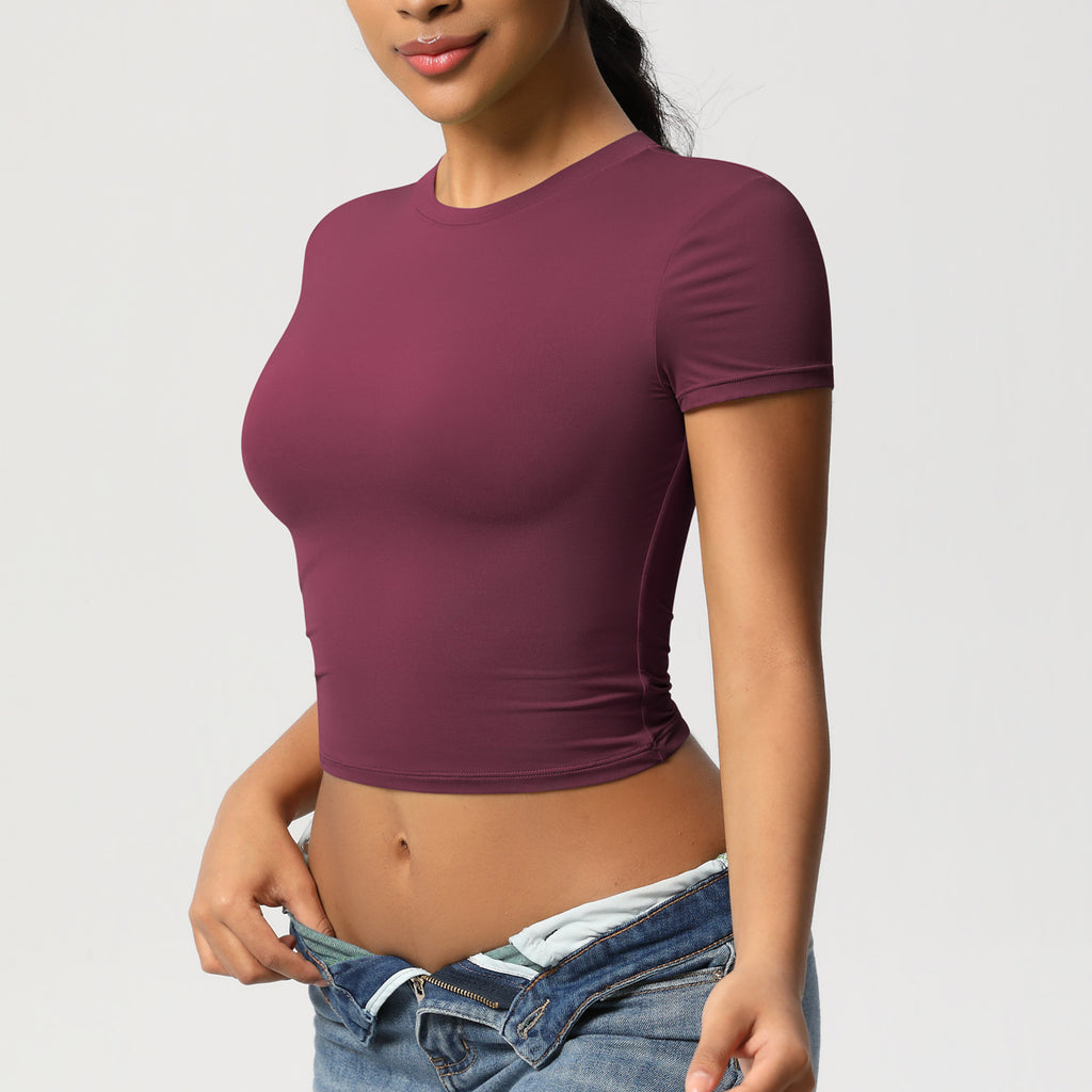 تي شيرت أداء المحاصيل