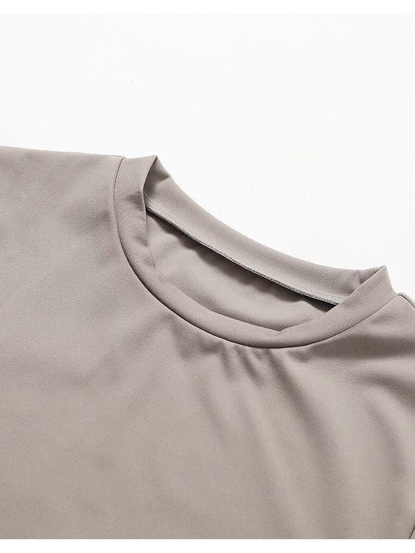 تي شيرت يوغا سوليناري بأكمام قصيرة