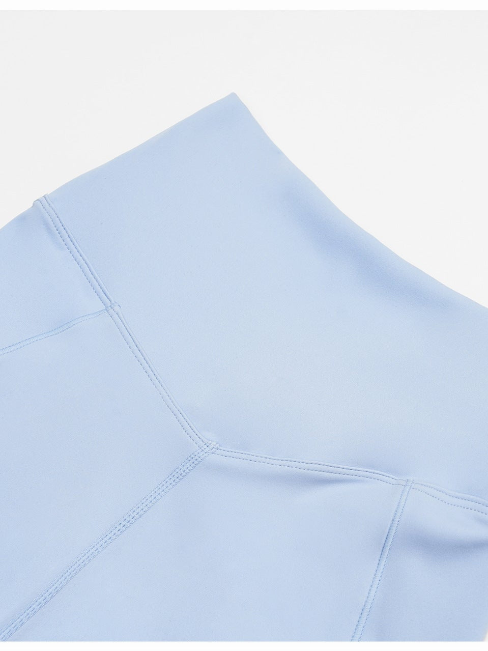 Twisted High-Waist Pleated Leggings