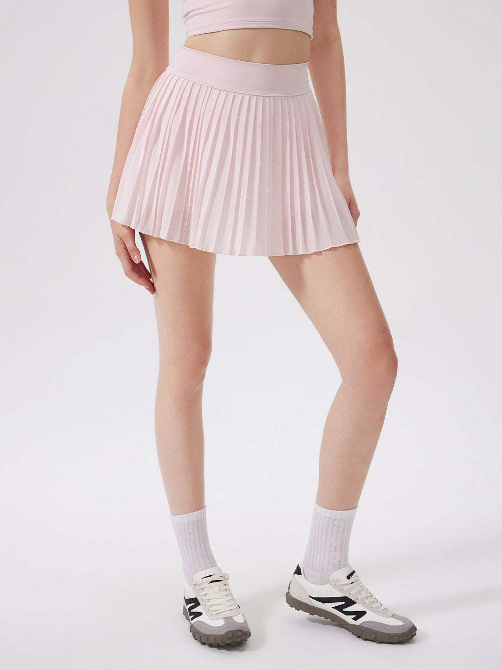 تنورة تنس عالية الخصر