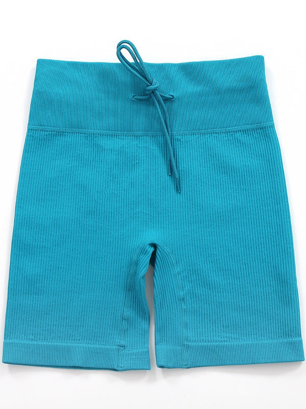 Green Nude Feel Yoga Shorts]]