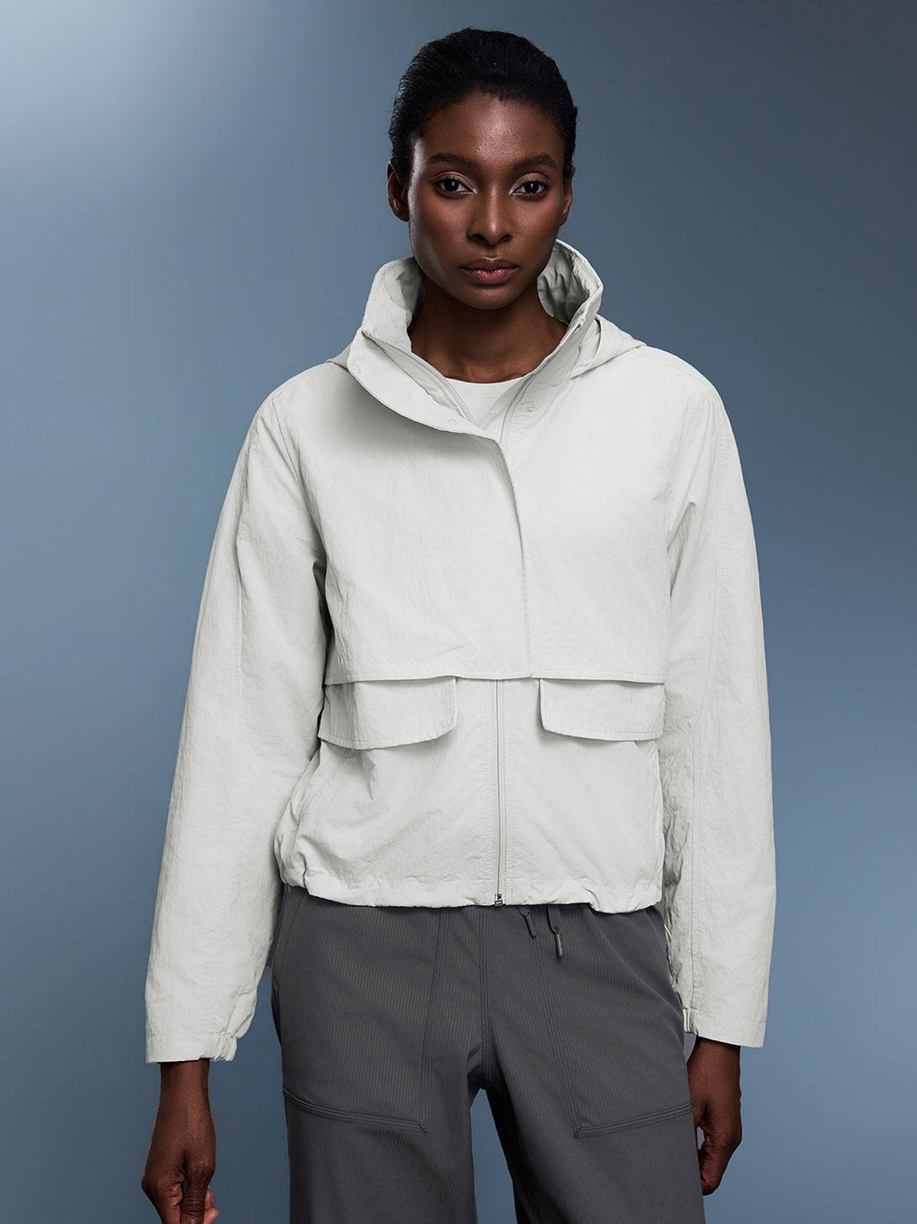 Hooded Windbreaker Jacket