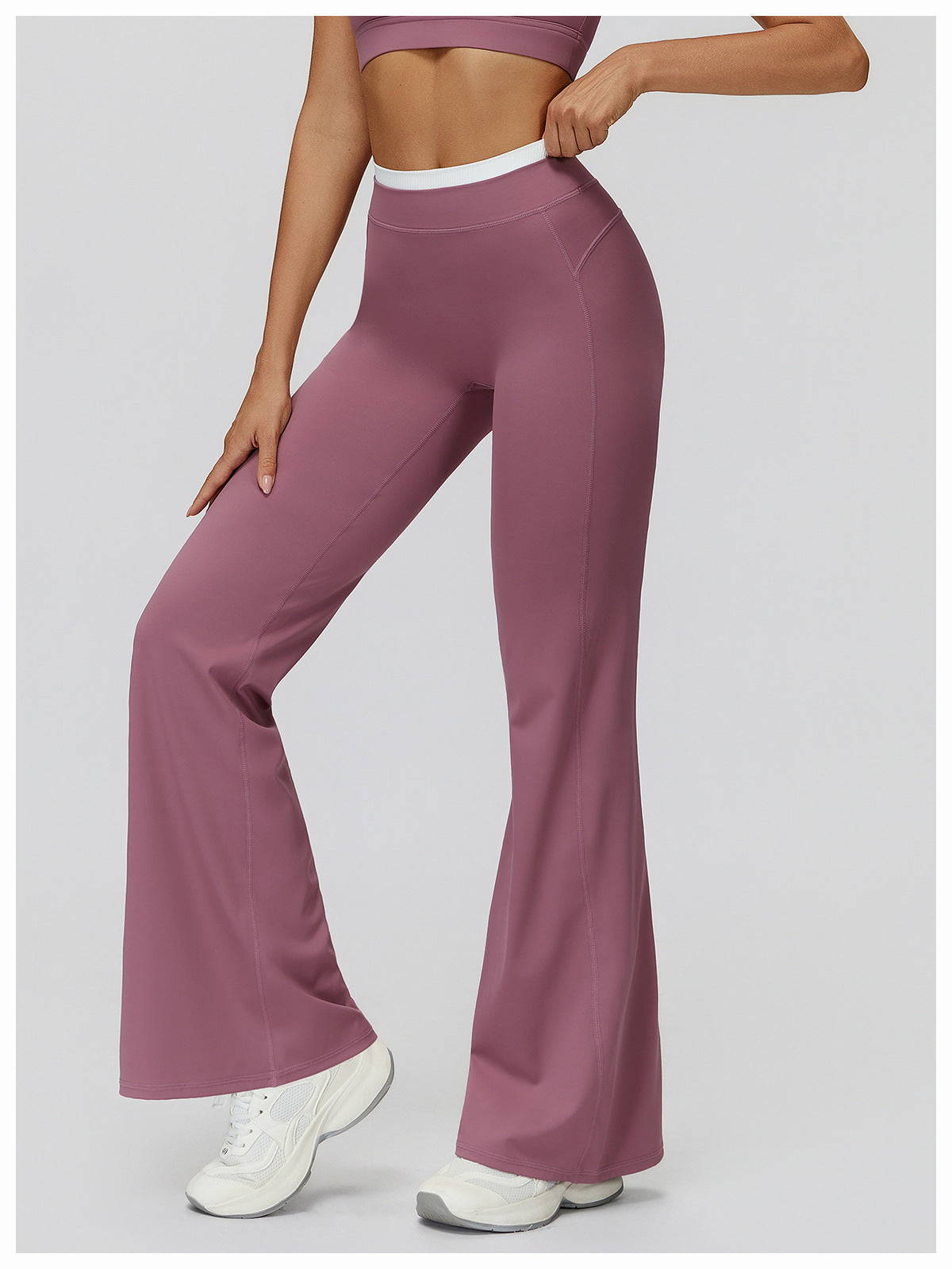 High-Waisted Wide-Leg Pants
