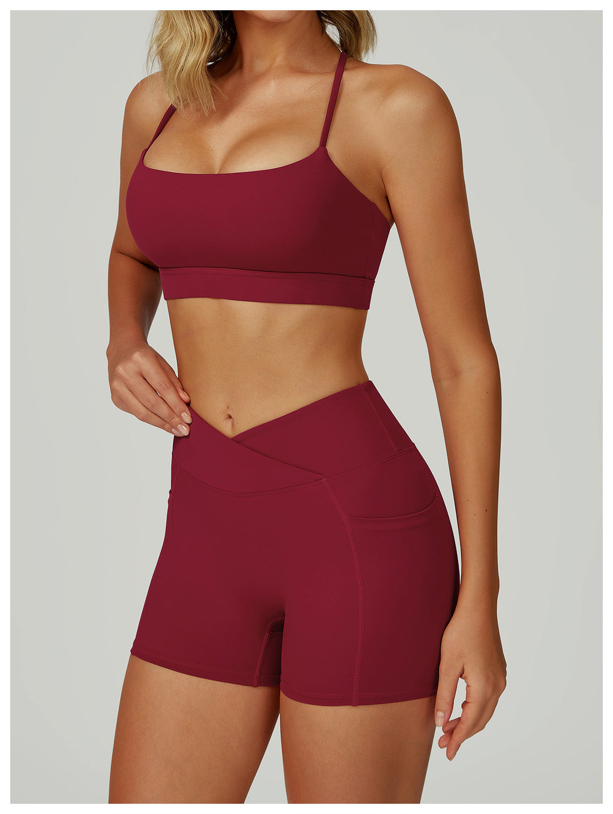 Crossback Yoga Sports Bra