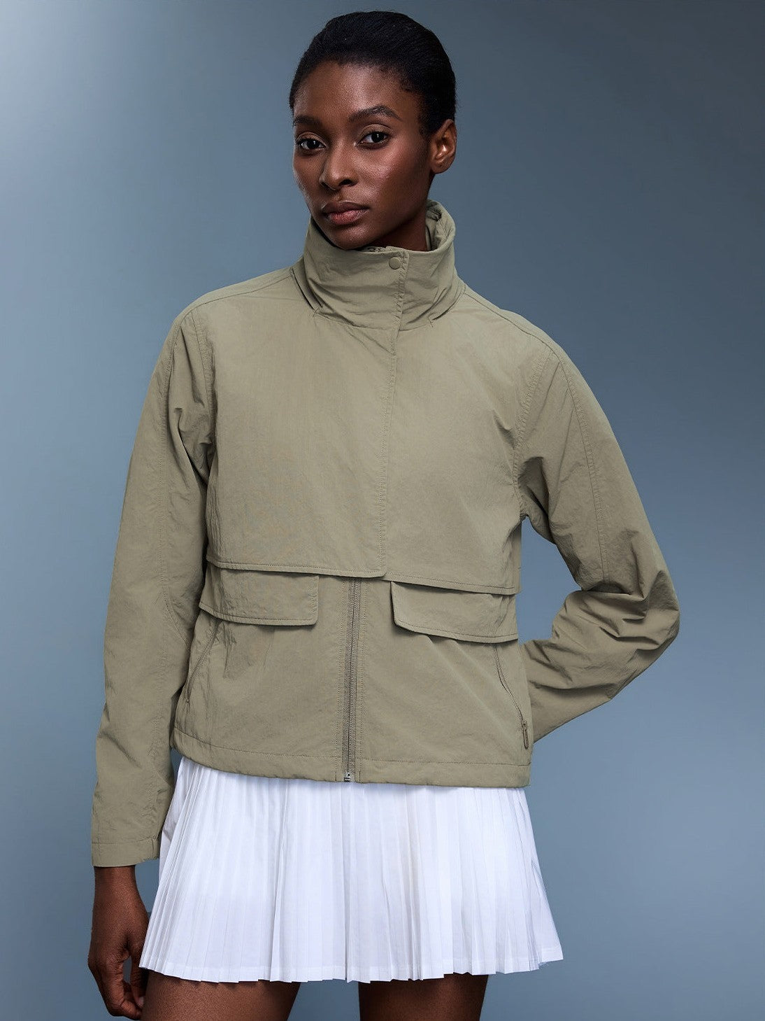 Hooded Windbreaker Jacket