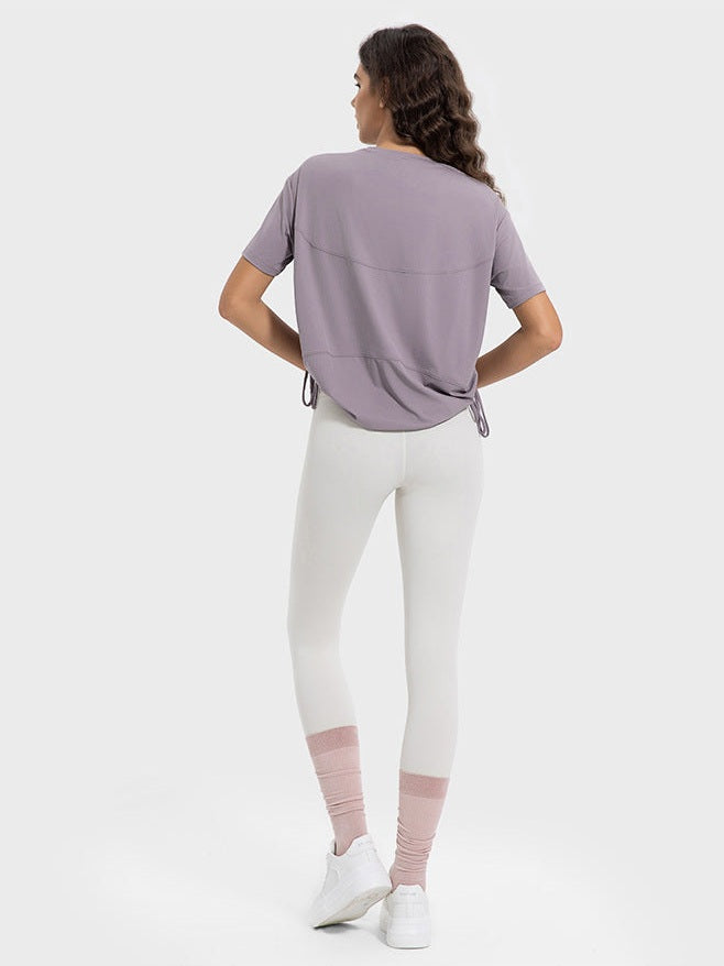 تي شيرت برباط مكشكش