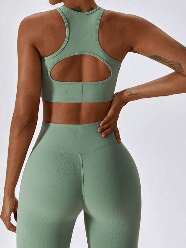 Back Cutout Sports Bra