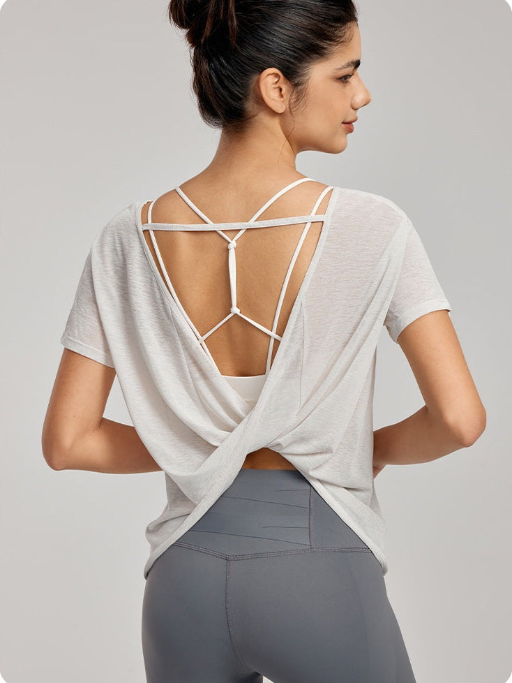 Backless Twist Top